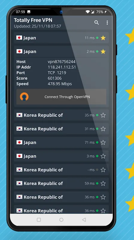 Totally Free VPN Screenshots