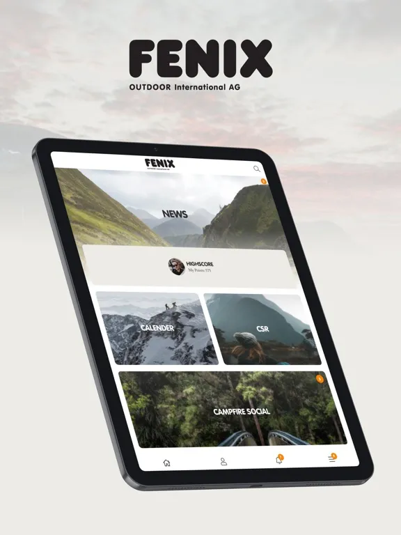 Ảnh chụp màn hình của Fenix Basecamp iPad 