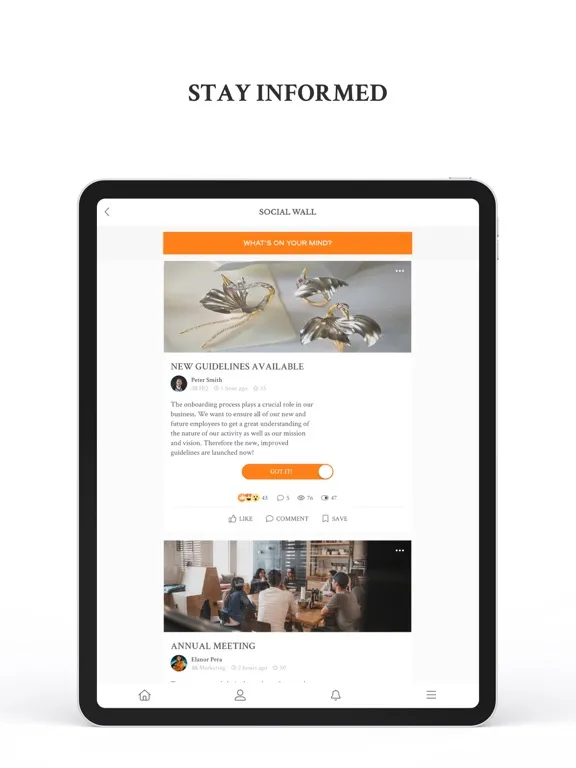 OLC Connect iPad  Screenshots