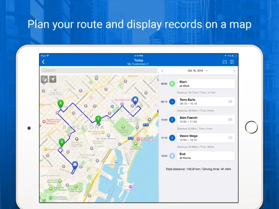 Resco Mobile CRM iPad  Screenshots