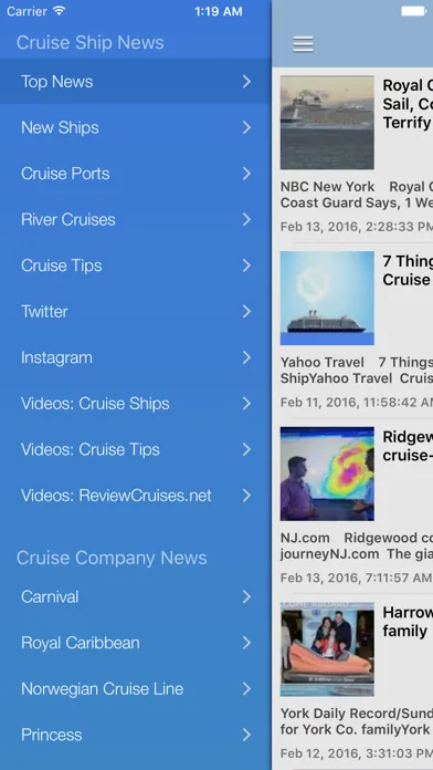 Cruise Ship & Port News Screenshots
