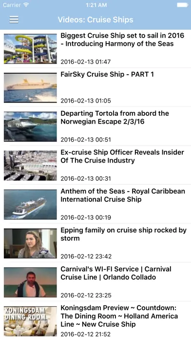 Cruise Ship & Port News Screenshots