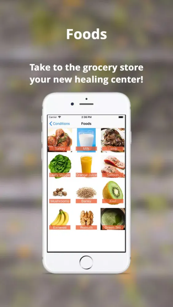 Capturas de tela do Food Medicine