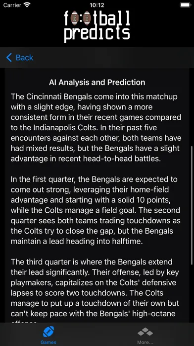 Ảnh chụp màn hình của FootballPredicts: Tips & Picks
