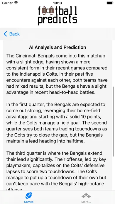Ảnh chụp màn hình của FootballPredicts: Tips & Picks