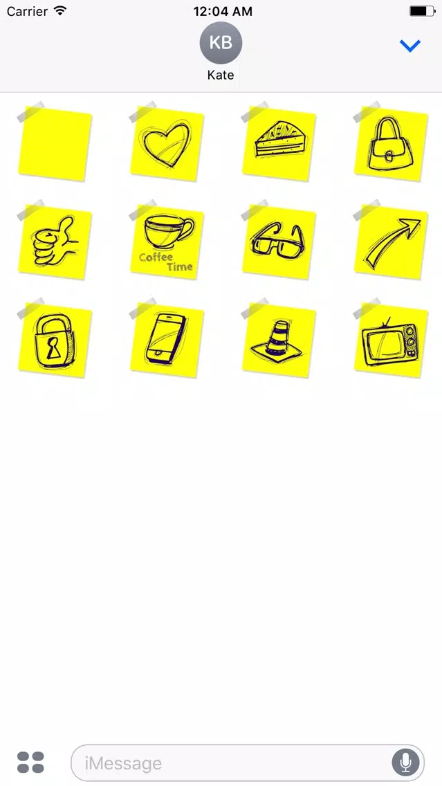تصاویر Chat Stickies: Sticky notes for your messages