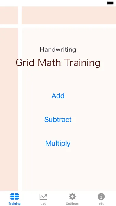 Handwriting Grid Math Training スクリーンショット