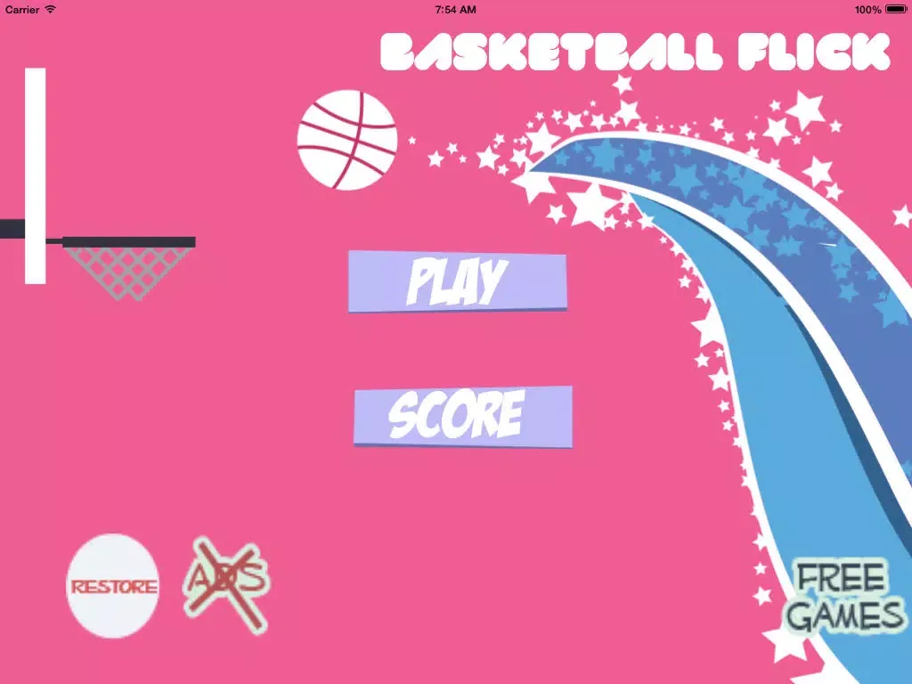 Capturas de tela do Basketball Flick - Dunk Slam Showdown iPad 