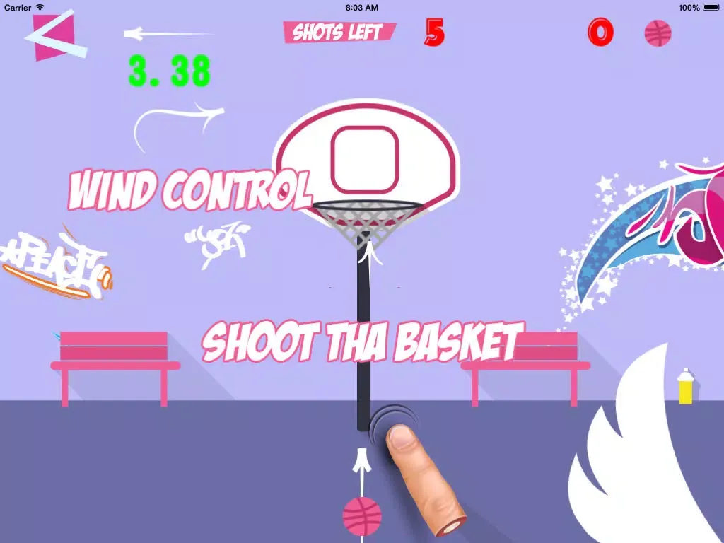 Capturas de tela do Basketball Flick - Dunk Slam Showdown iPad 