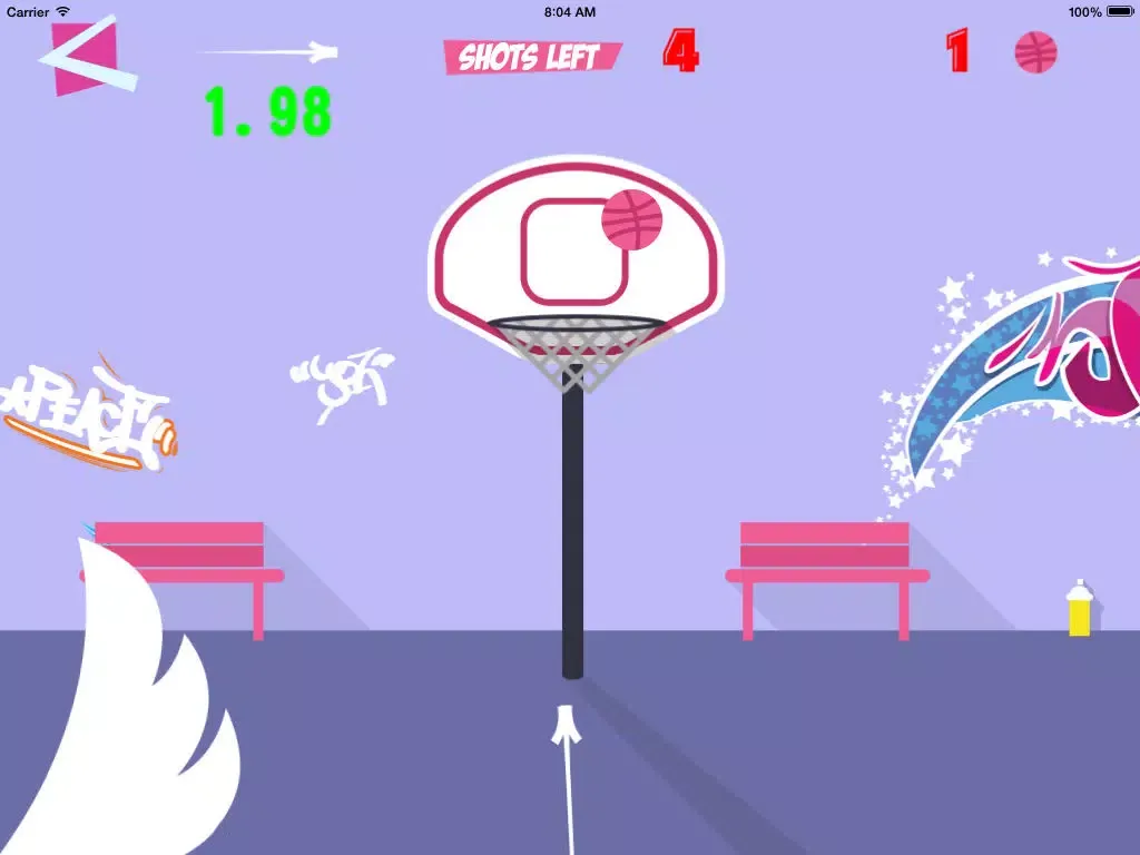 Capturas de tela do Basketball Flick - Dunk Slam Showdown iPad 