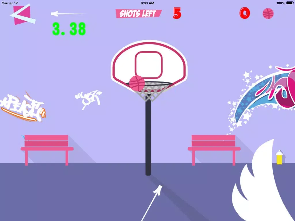 Capturas de tela do Basketball Flick - Dunk Slam Showdown iPad 