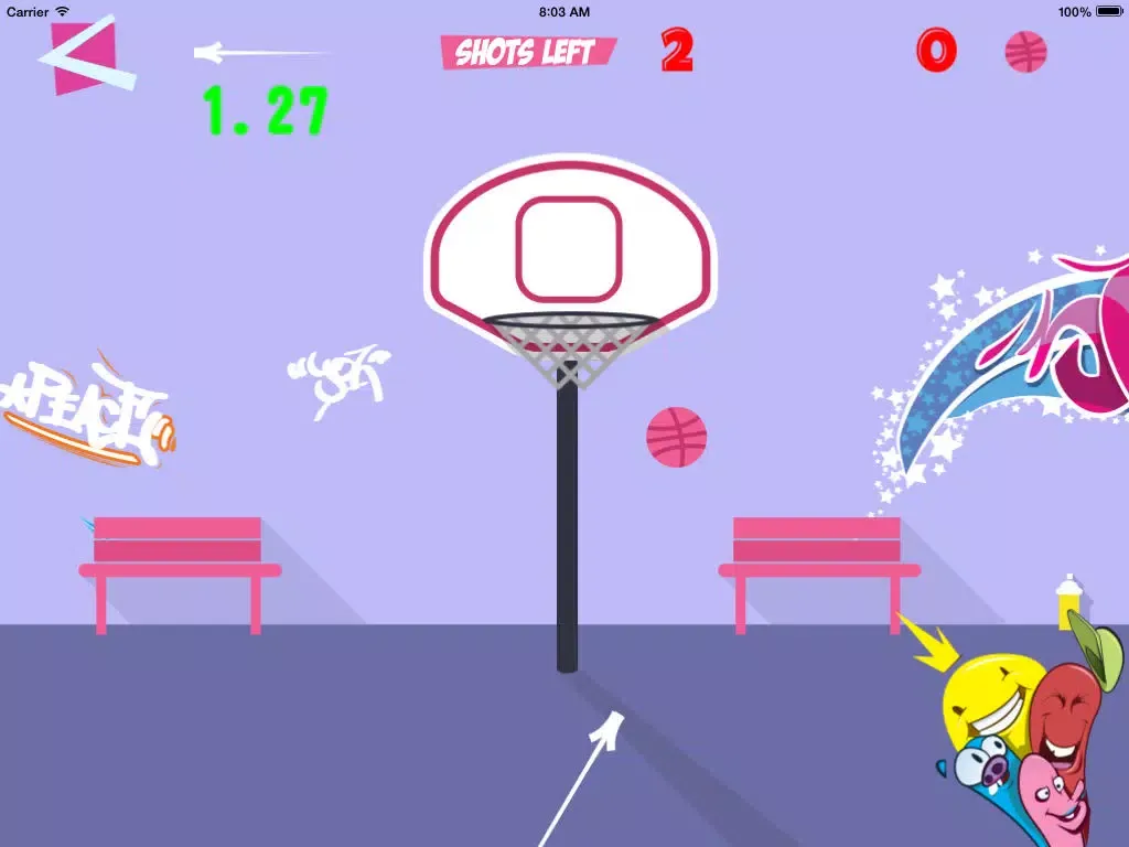 Capturas de tela do Basketball Flick - Dunk Slam Showdown iPad 