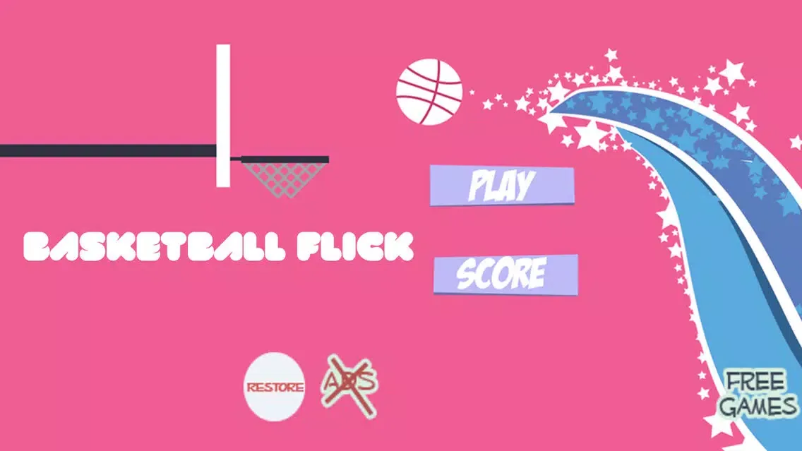 Capturas de tela do Basketball Flick - Dunk Slam Showdown