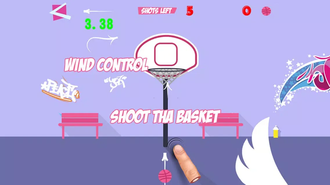 Capturas de tela do Basketball Flick - Dunk Slam Showdown