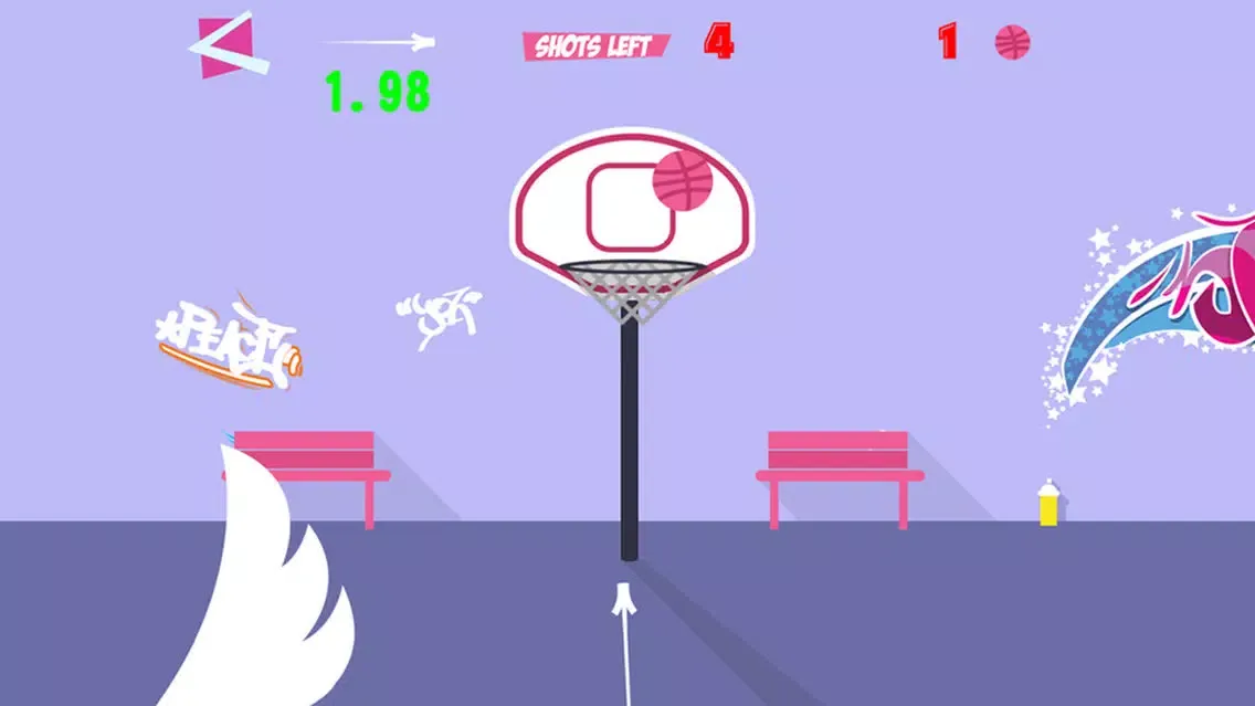 Capturas de tela do Basketball Flick - Dunk Slam Showdown