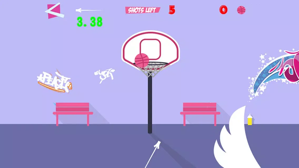 Capturas de tela do Basketball Flick - Dunk Slam Showdown