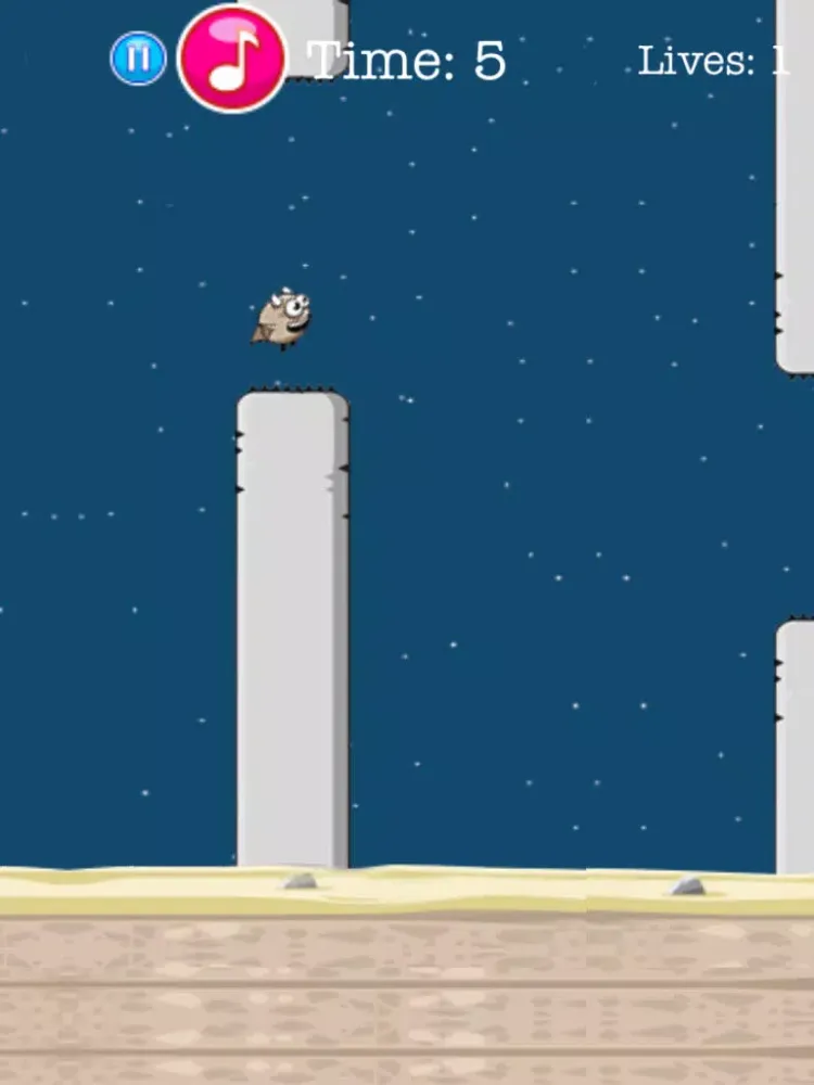Tiny Bat - Do not Fly this Animal into a Pipe iPad  Screenshots