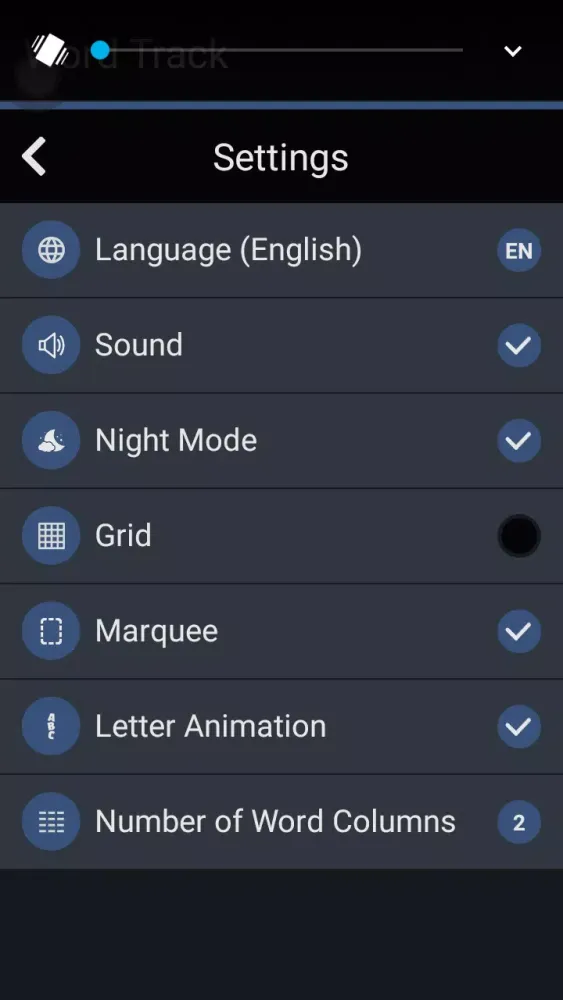 Word Track Ekran Görüntüleri