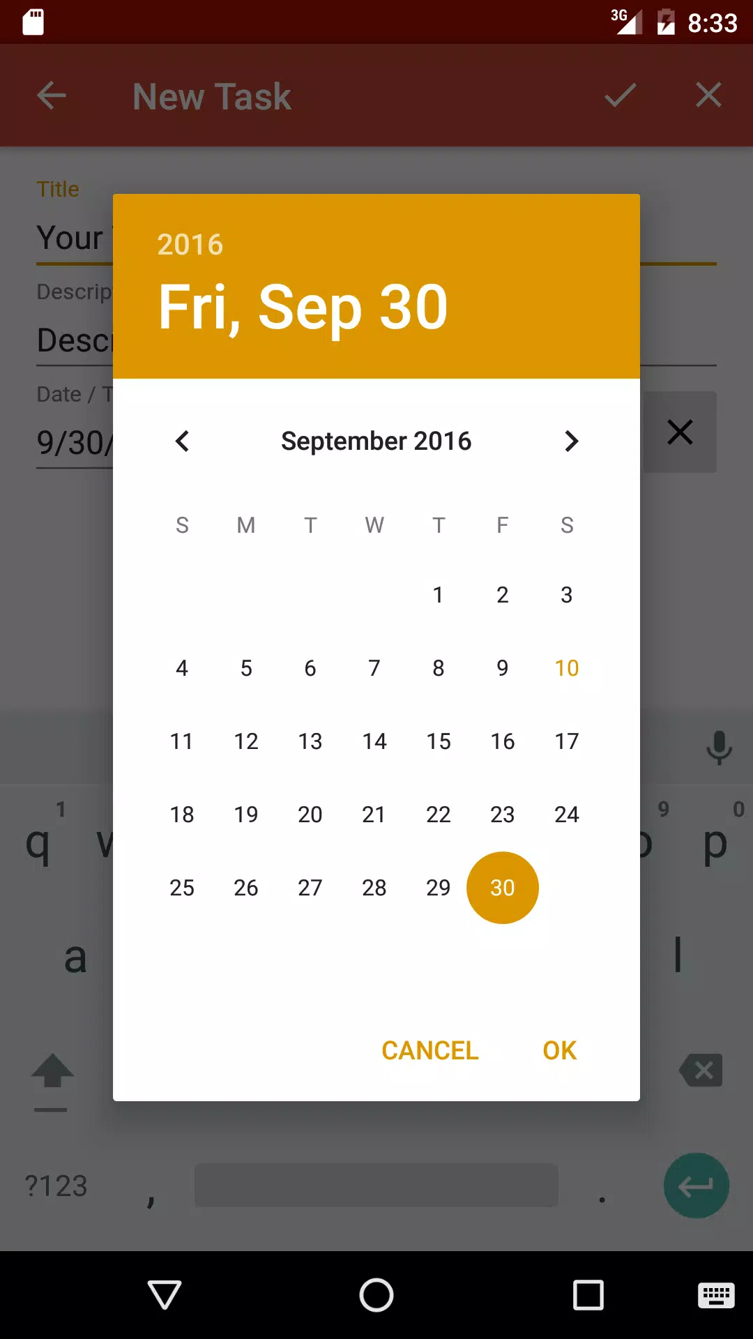 Fire Todo List Screenshots