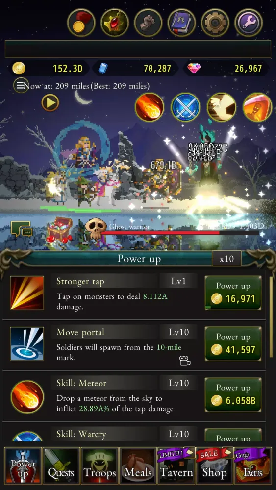 Rogue with the Dead: Idle RPG Screenshots