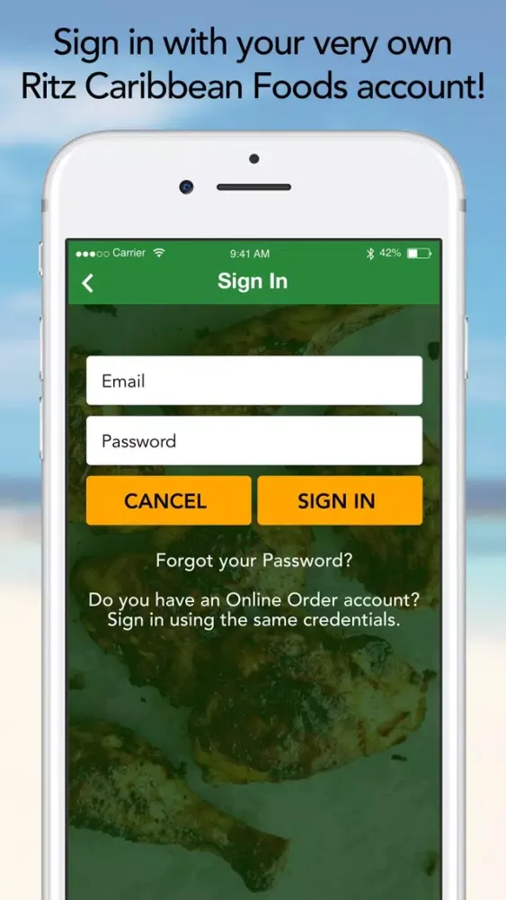 Capturas de pantalla de Ritz Caribbean Foods