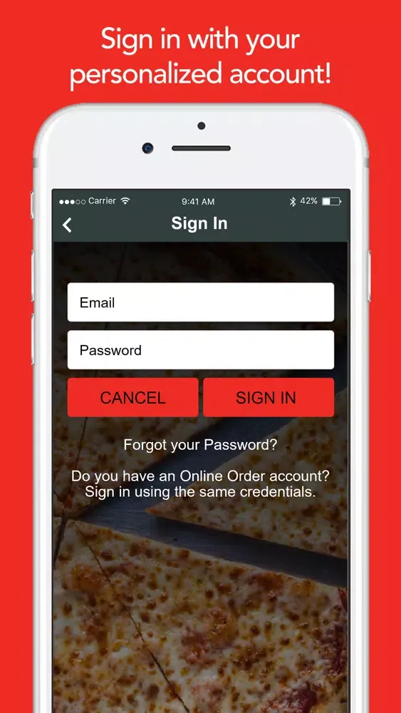 Capturas de pantalla de Wings & Heaven Pizza