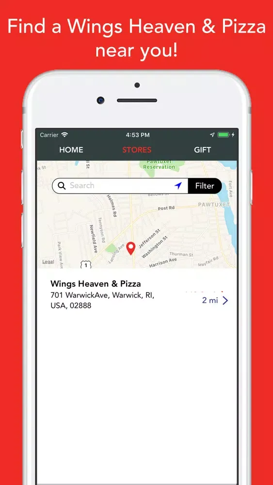 Capturas de pantalla de Wings & Heaven Pizza