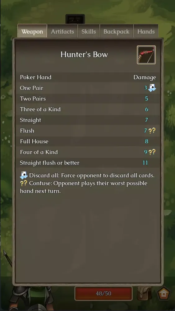 Capturas de tela do Poker and Sorcery