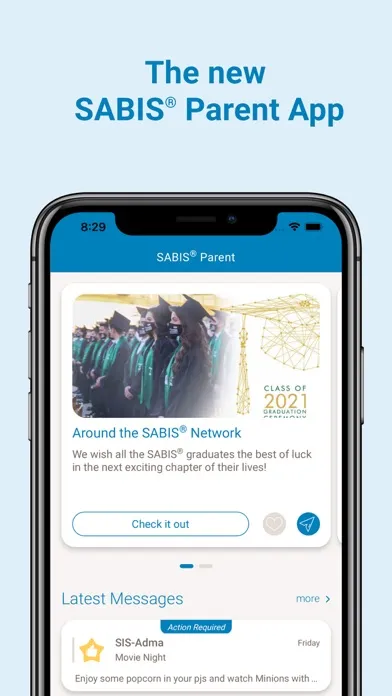 Captures d'écran de SABIS® Parent