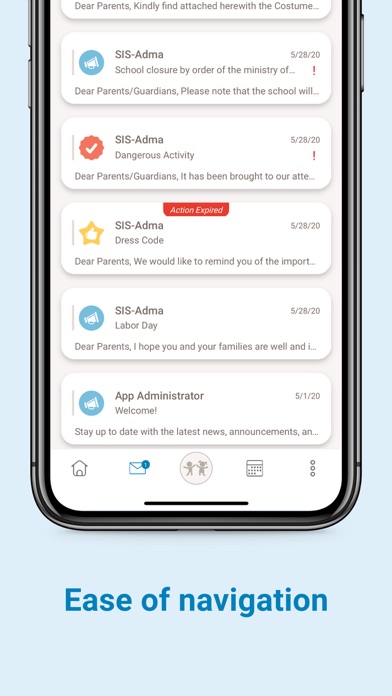 SABIS® Parent Screenshots