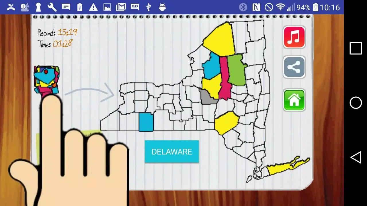 New York Map Game应用截图
