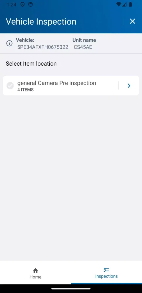 Zrzuty ekranu AMODS Inspections
