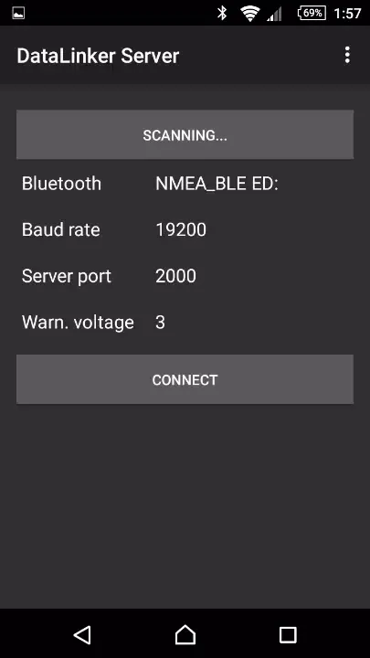 Ảnh chụp màn hình của Data Linker Server