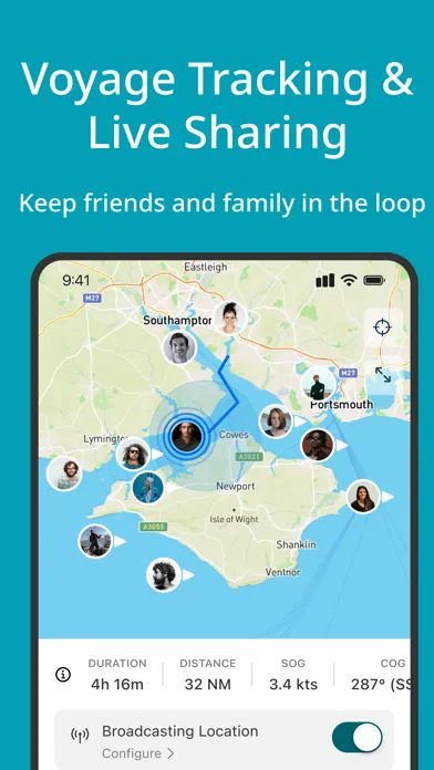 SailTies: Logbook GPS Tracking Screenshots