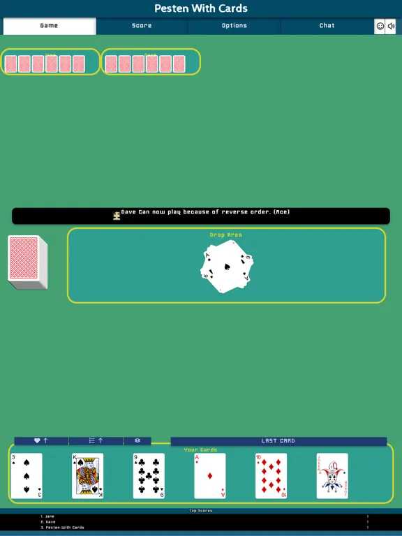 Captures d'écran de Pesten With Cards iPad