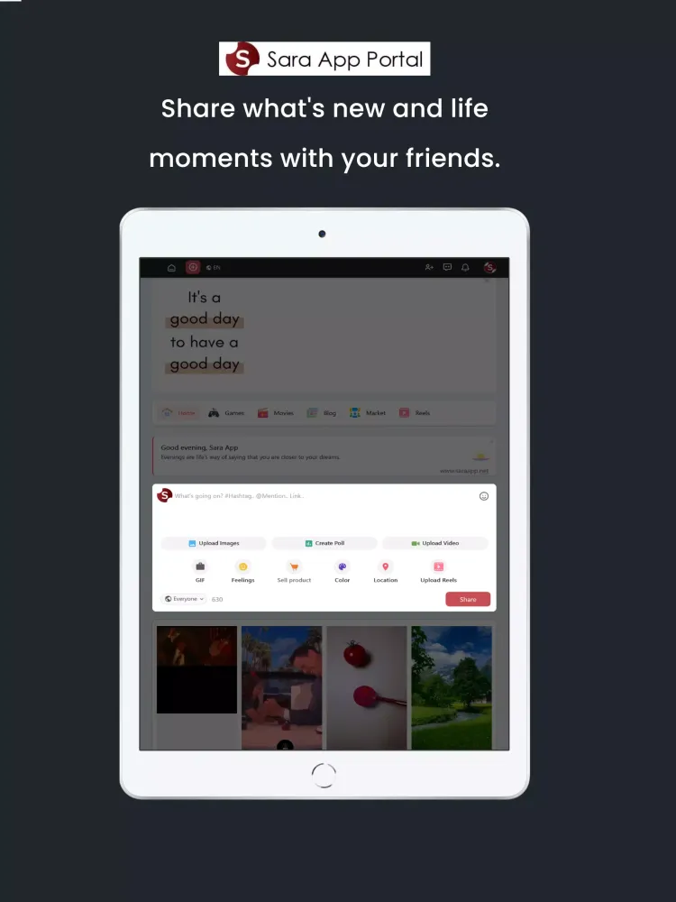 Captures d'écran de Sara App
