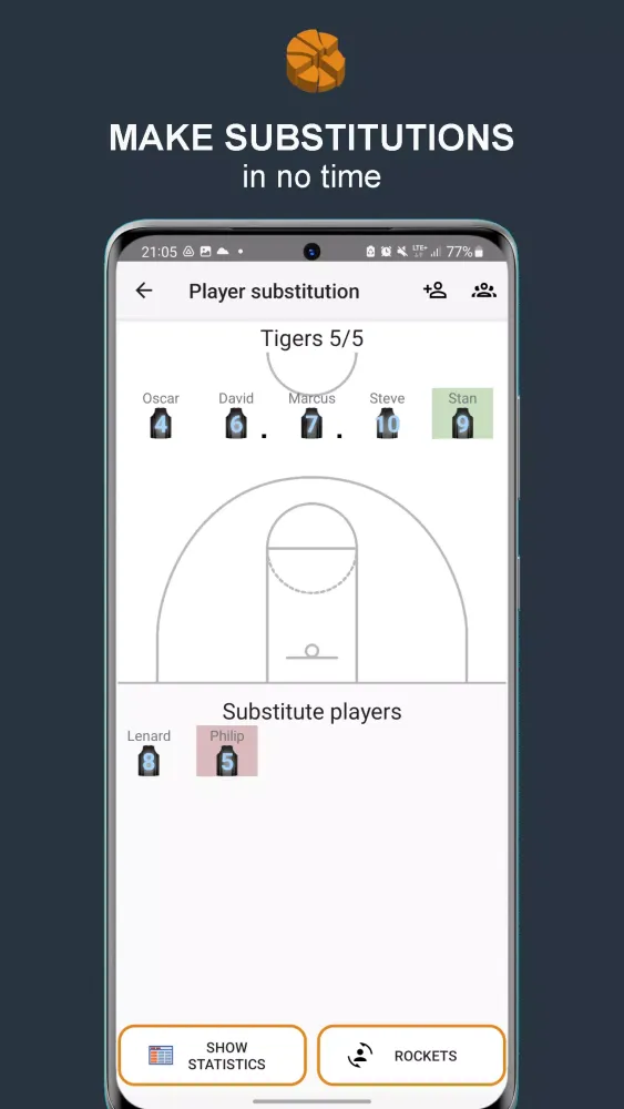 صور Statastic Basketball Tracker