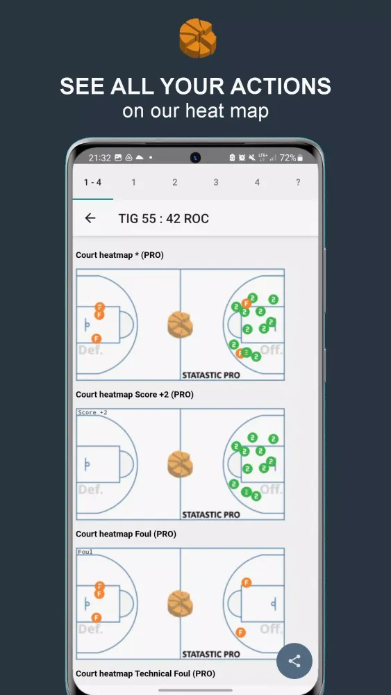 صور Statastic Basketball Tracker