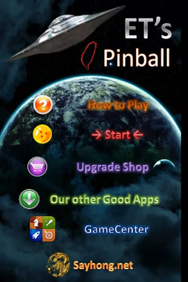 Zrzuty ekranu UFO Pinball