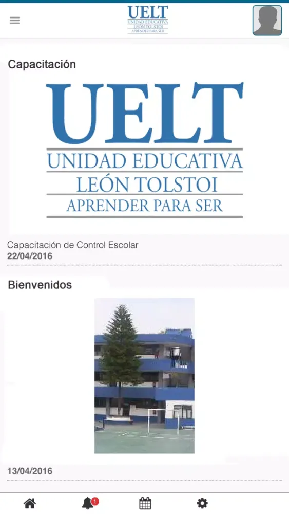 Unidad Educativa Leon Tolstoi スクリーンショット