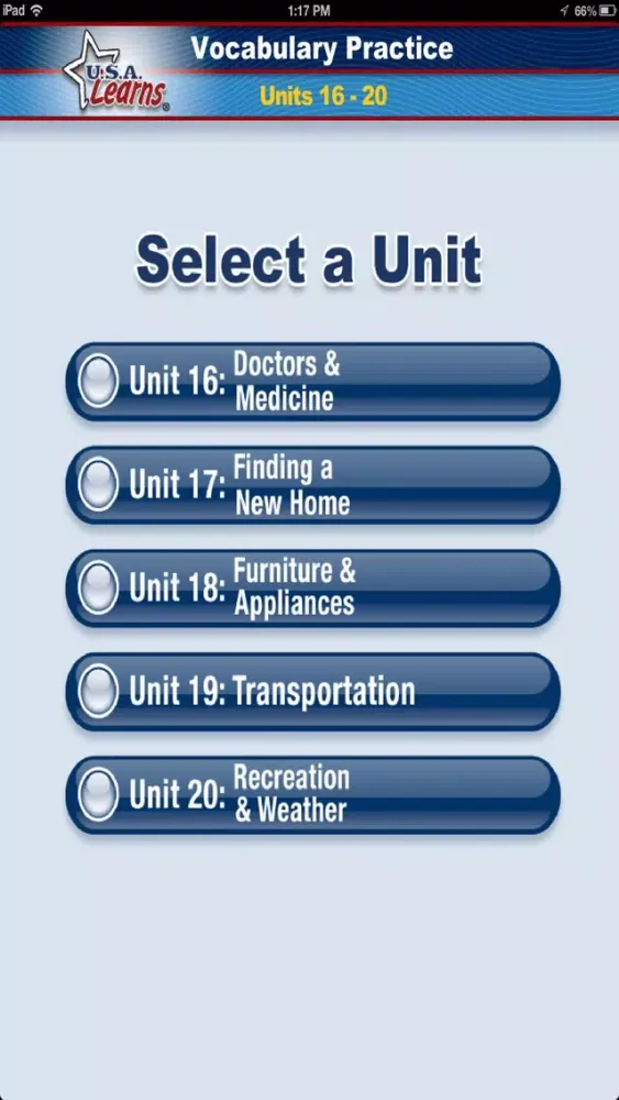 Zrzuty ekranu USA Learns English 4