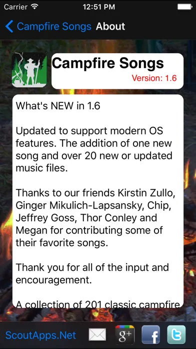 Campfire Songs Screenshots