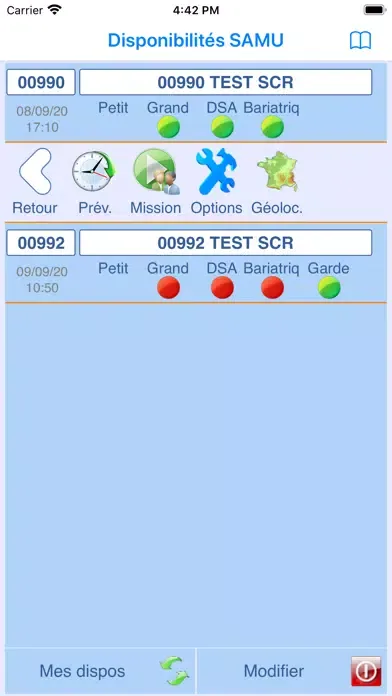 SCR DISPO SAMU Screenshots