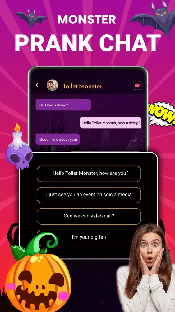 Monster Call: Prank Video Call Screenshots