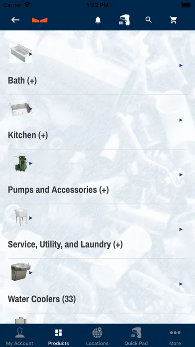 Captures d'écran de Gateway Supply