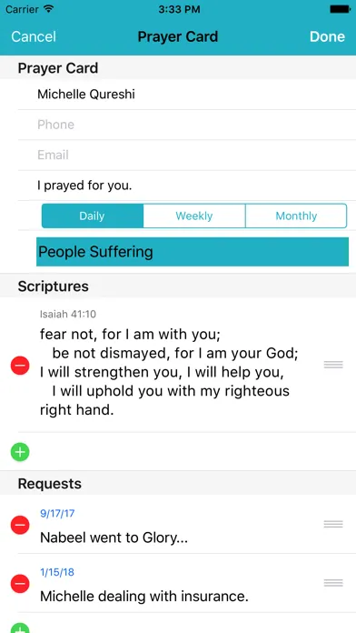 A Praying Life - Prayer Cards Ekran Görüntüleri