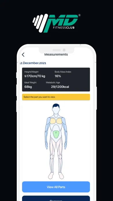 MD Fitness Club Screenshots