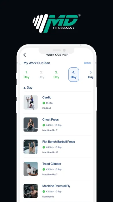 MD Fitness Club Screenshots