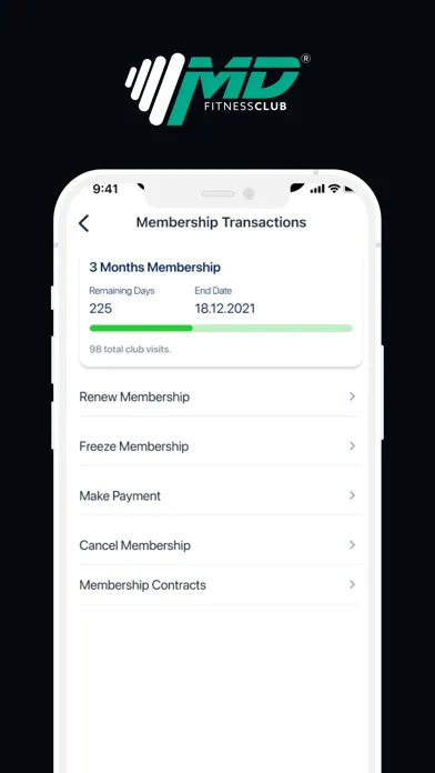 MD Fitness Club Screenshots