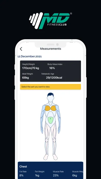 MD Fitness Club Screenshots